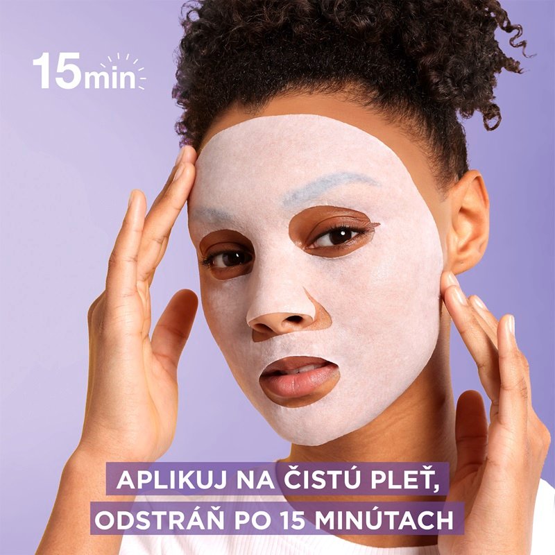 Garnier Skin Naturals Pro-retinol vyhladzujúca textilná maska so sérom - 5